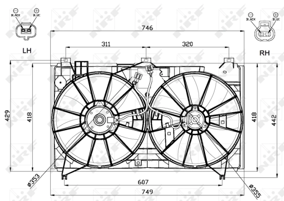 Fan, engine cooling