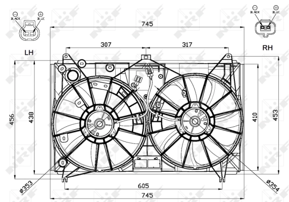 Fan, engine cooling