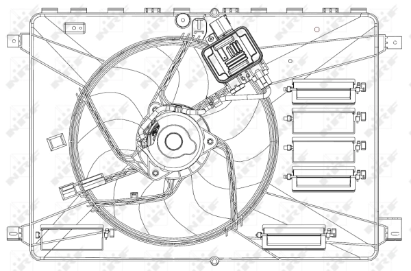 Fan, engine cooling