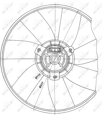 Fan, engine cooling