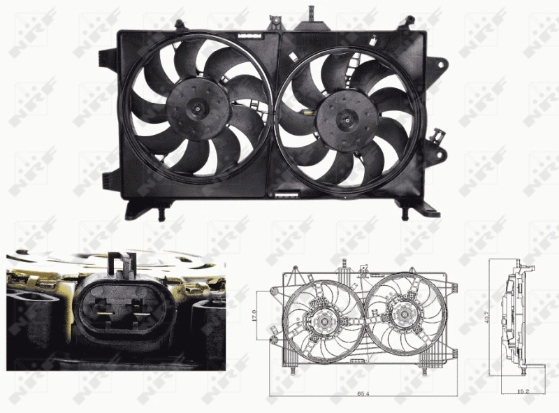 Fan, engine cooling