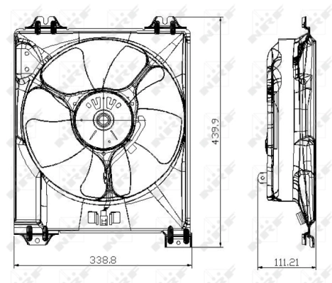 Fan, engine cooling
