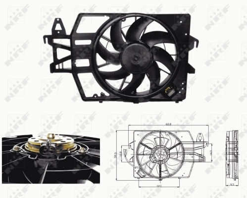 Fan, engine cooling