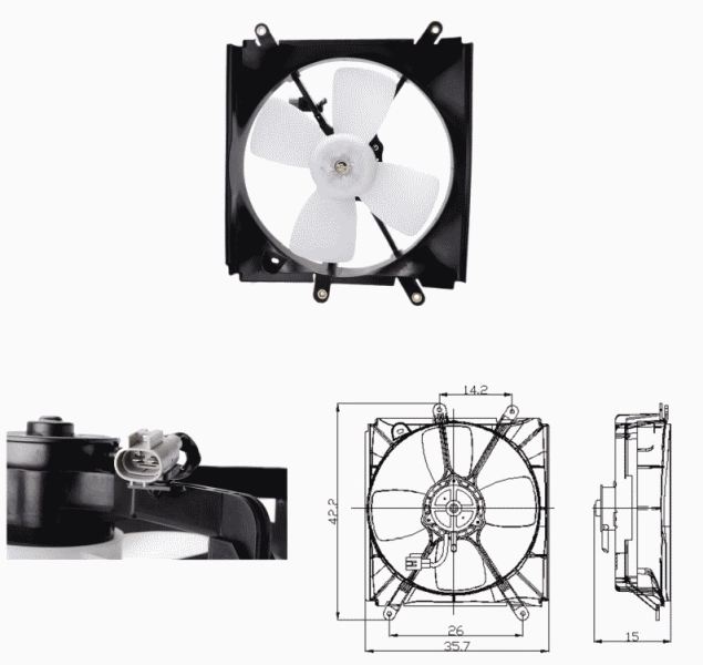 Fan, engine cooling