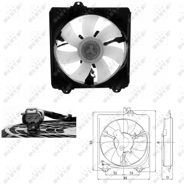 Fan, engine cooling