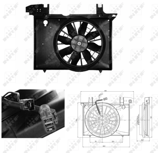 Fan, engine cooling