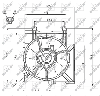 Fan, engine cooling