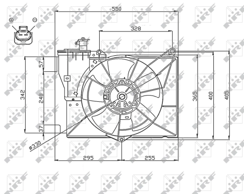 Fan, engine cooling
