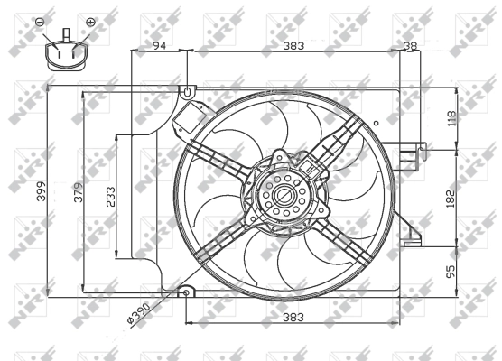 Fan, engine cooling