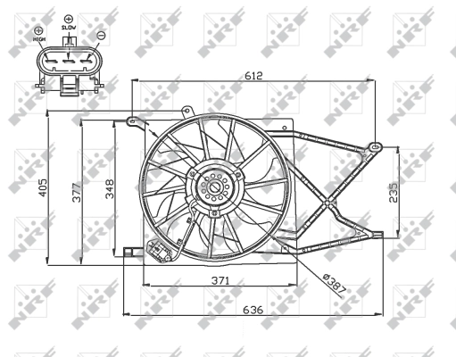 Fan, engine cooling