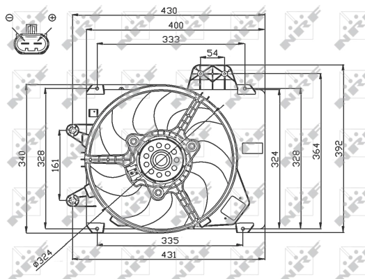 Fan, engine cooling
