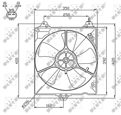 Fan, engine cooling