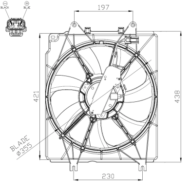 Fan, engine cooling