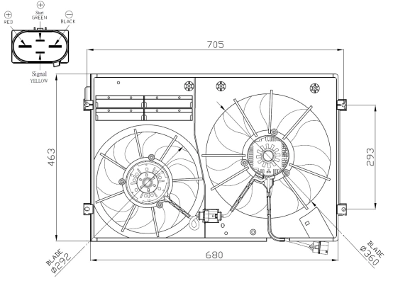 Fan, engine cooling