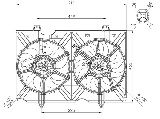 Fan, engine cooling