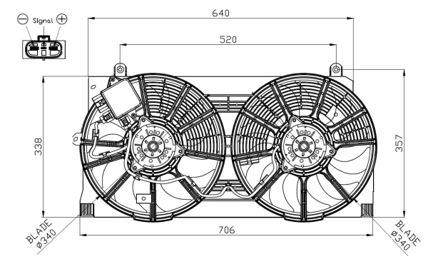 Fan, engine cooling