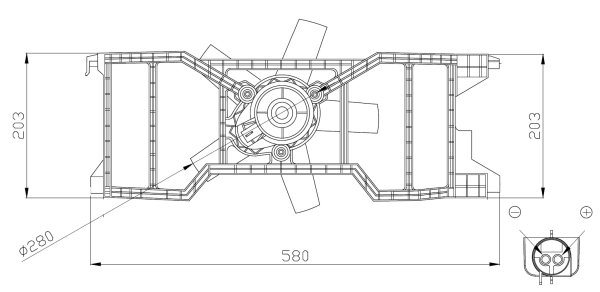 Fan, engine cooling