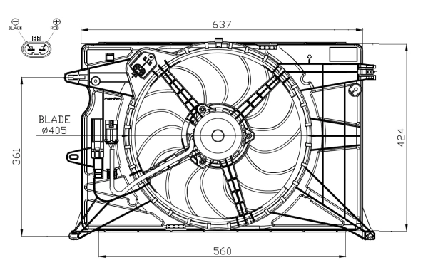 Fan, engine cooling
