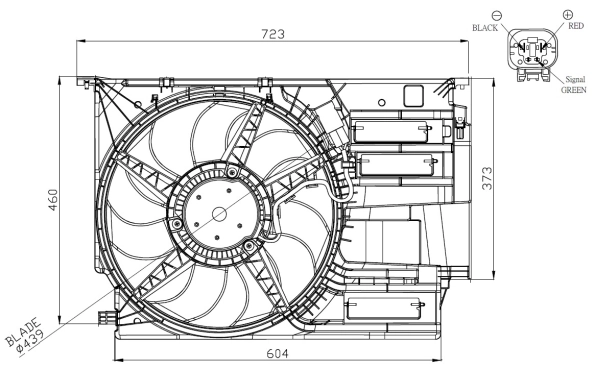 Fan, engine cooling