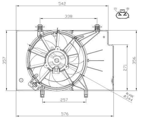 Fan, engine cooling