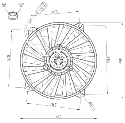 Fan, engine cooling