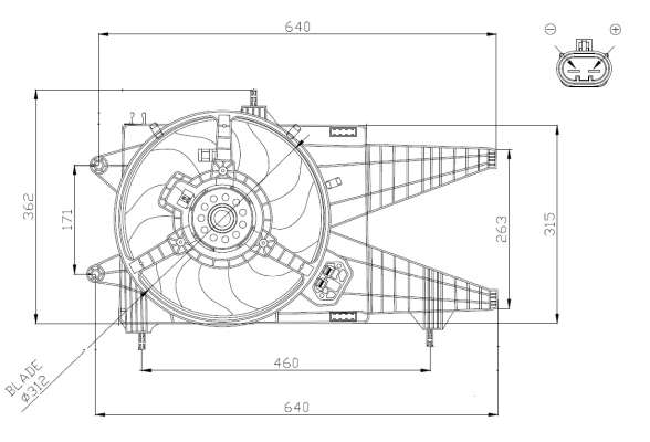 Fan, engine cooling