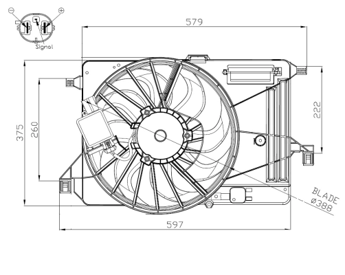 Fan, engine cooling
