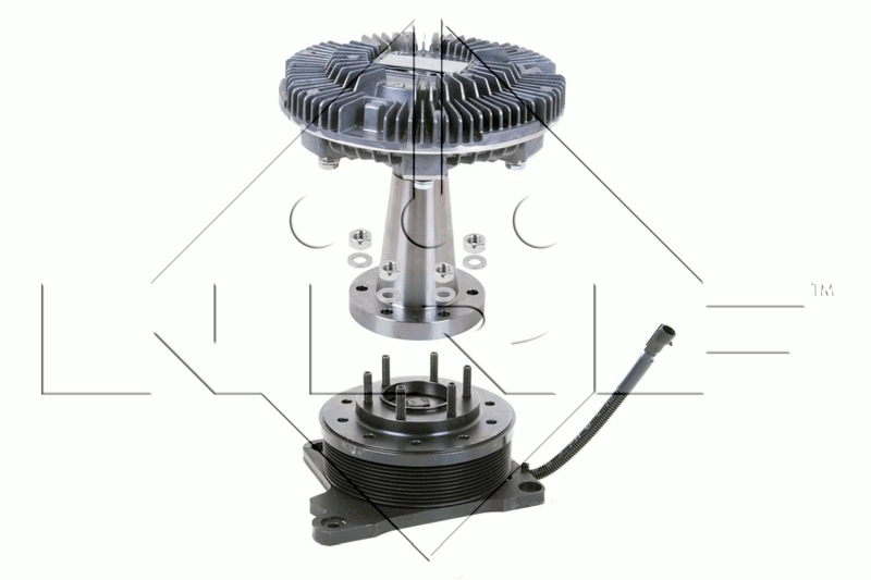 Clutch, radiator fan