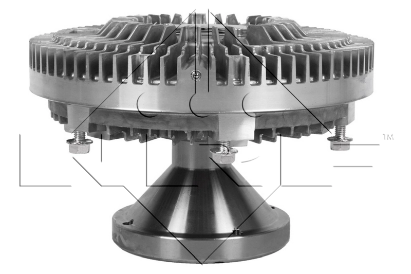 Clutch, radiator fan