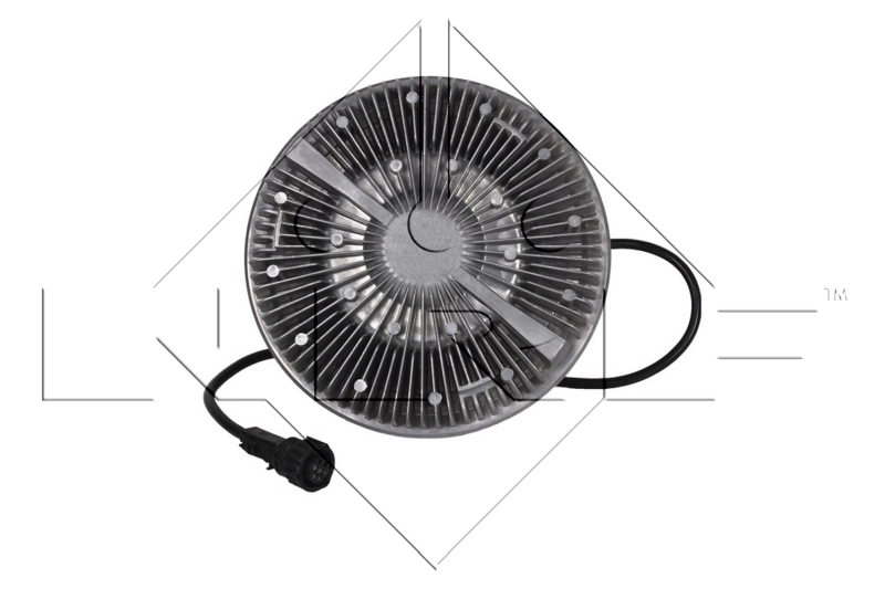 Clutch, radiator fan