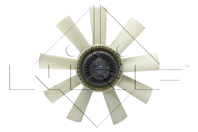 Clutch, radiator fan