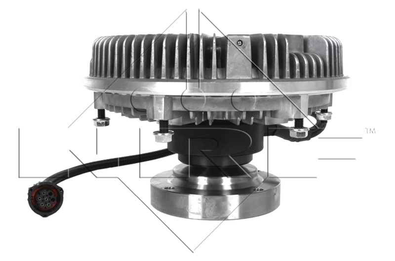 Clutch, radiator fan