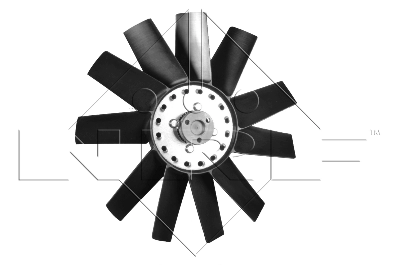 Clutch, radiator fan