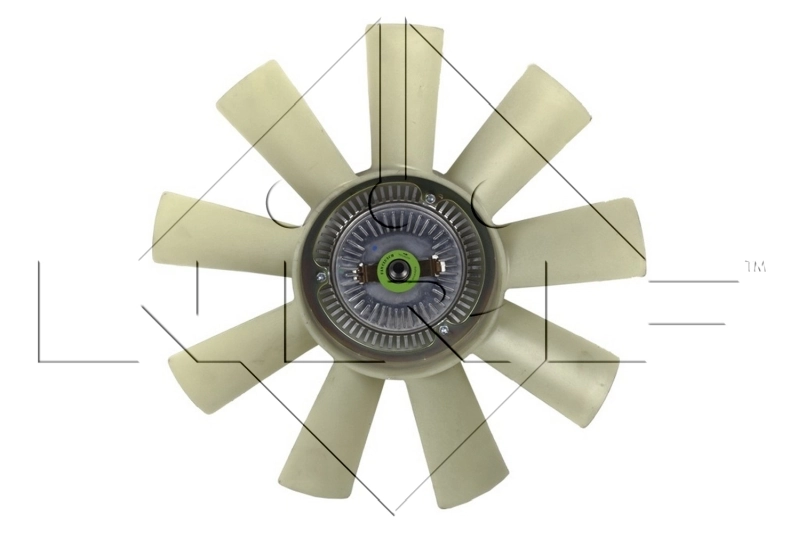Clutch, radiator fan
