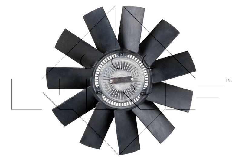 Clutch, radiator fan