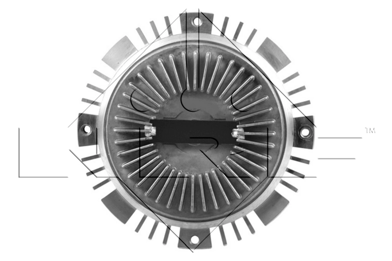 Clutch, radiator fan