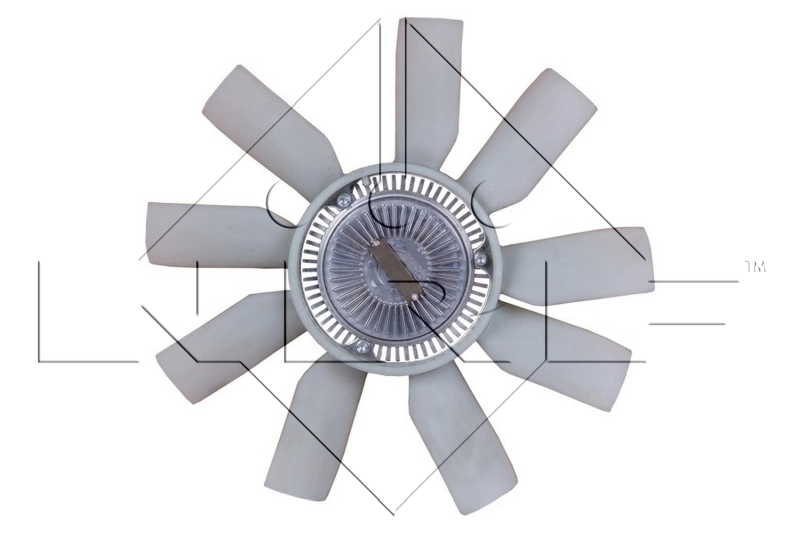 Clutch, radiator fan