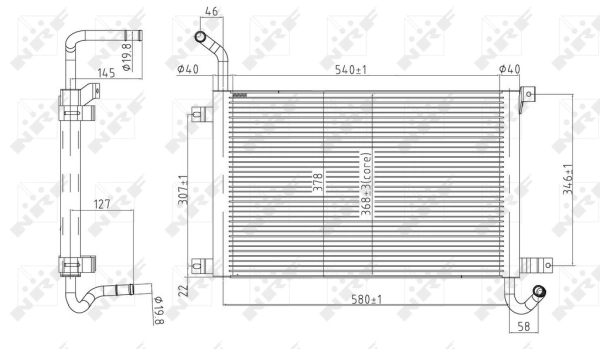 Radiator, engine cooling