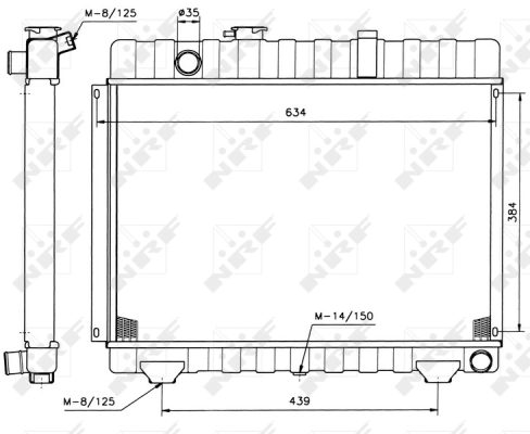 Radiator, engine cooling