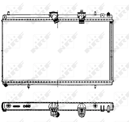 Radiator, engine cooling