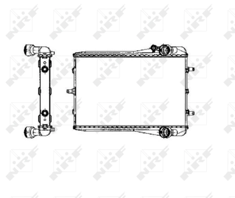 Radiator, engine cooling