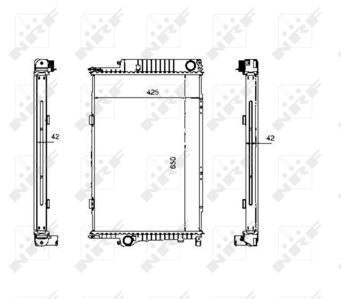 Radiator, engine cooling