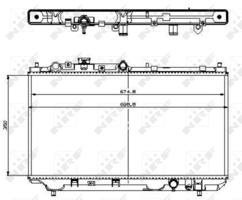 Radiator, engine cooling
