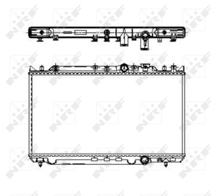 Radiator, engine cooling