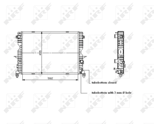 Radiator, engine cooling
