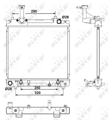 Radiator, engine cooling