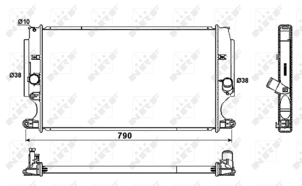Radiator, engine cooling