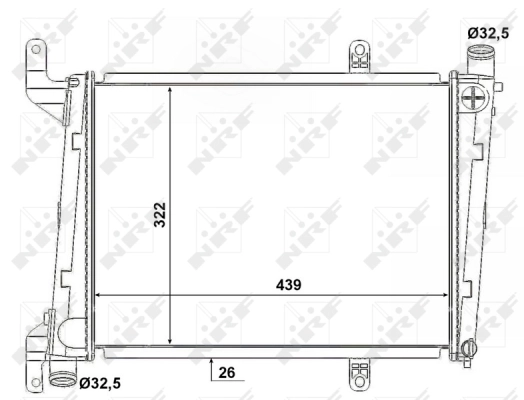 Radiator, engine cooling