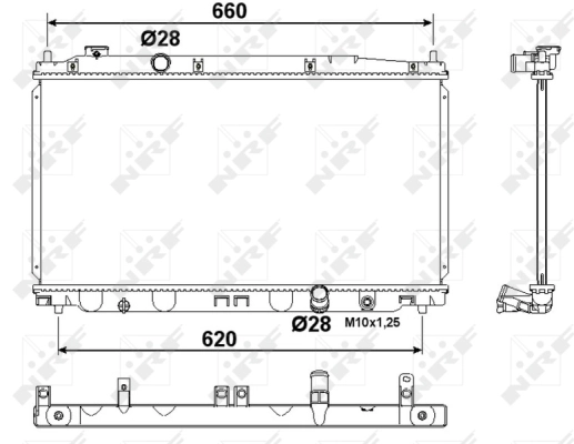 Radiator, engine cooling