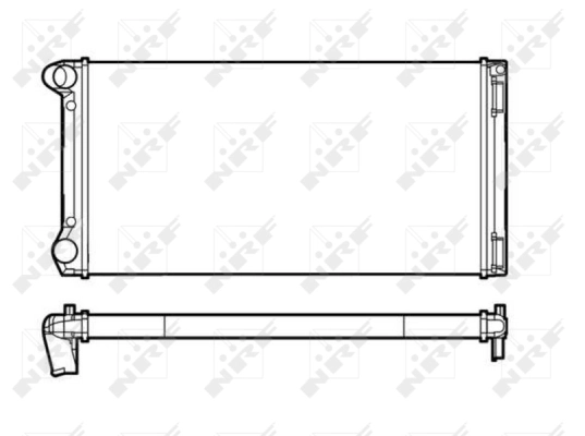 Radiator, engine cooling